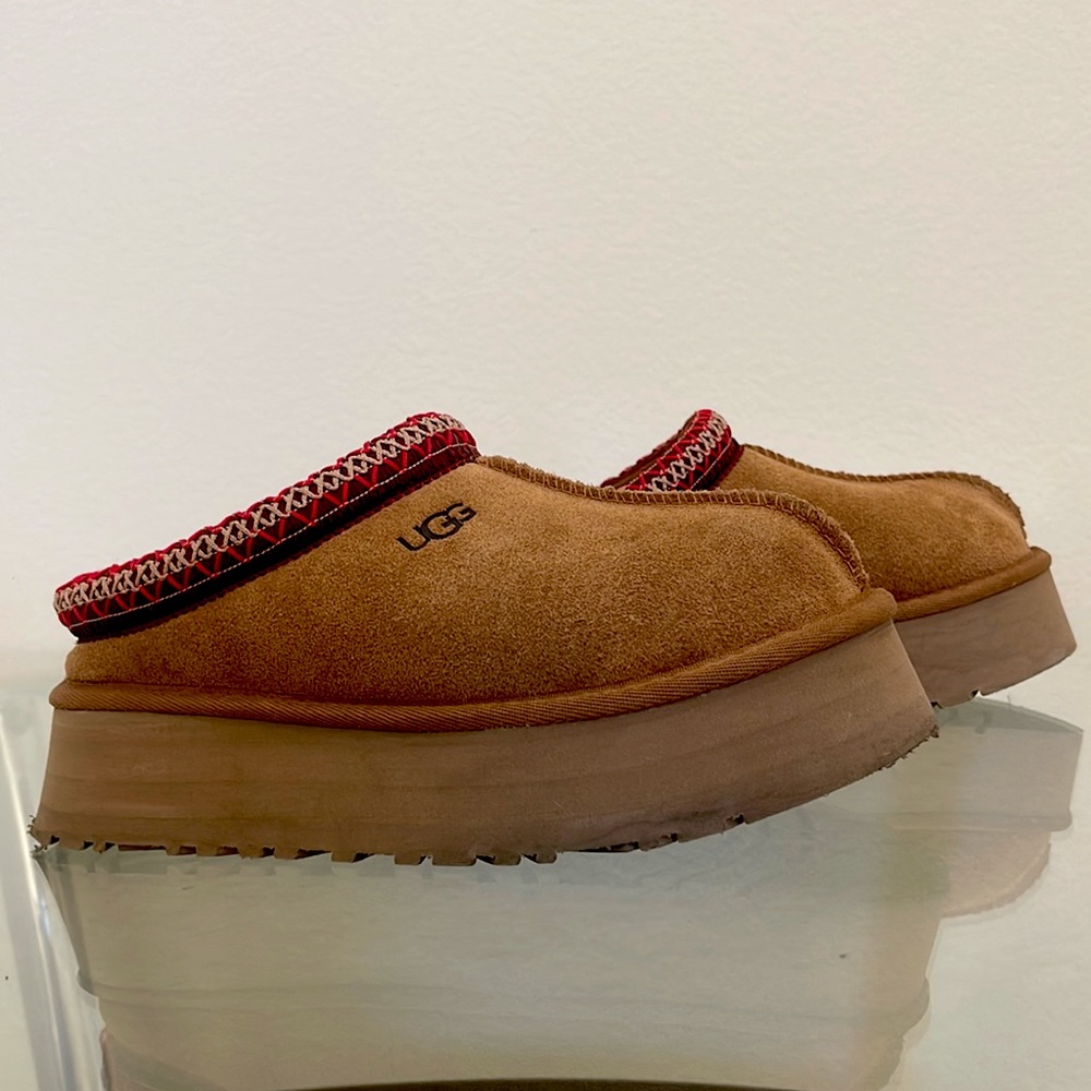 Ugg Tazz Suede Platform Clog Slippers